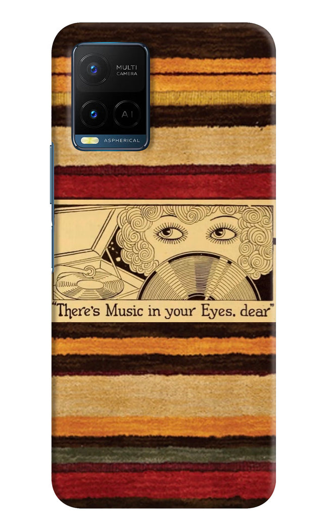 Vinyl Stripes Vivo Y21/Y21s/Y33s Hard Case Back Cover by Casekaro