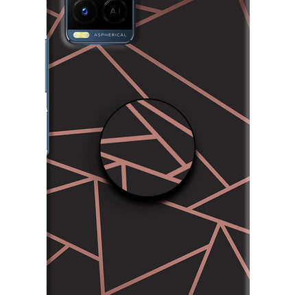 Geometric Pattern Vivo Y21/Y21s/Y33s Pop Case by Casekaro