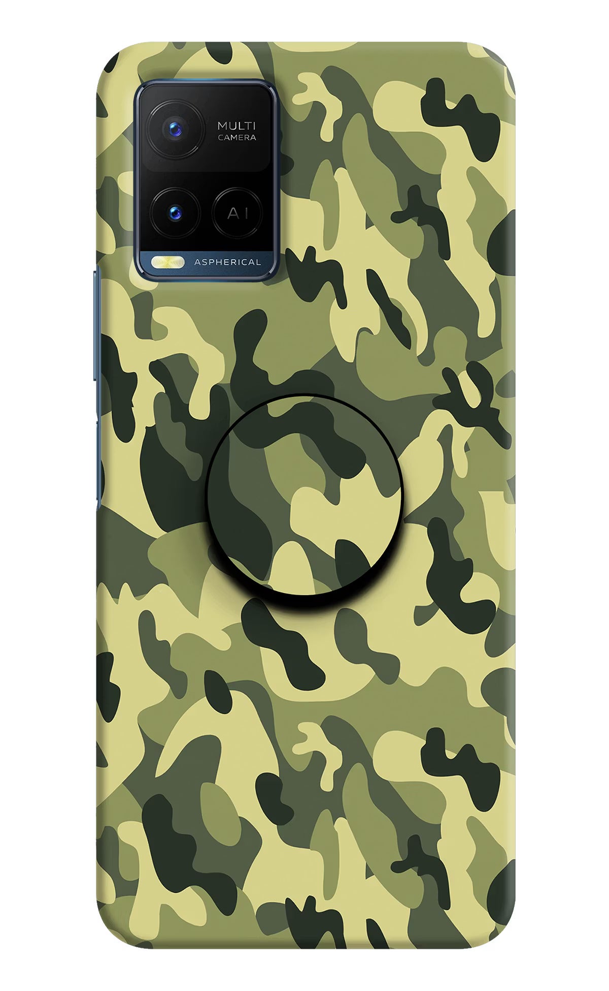 Camouflage Vivo Y21/Y21s/Y33s Pop Case by Casekaro