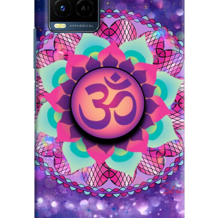 Om Purple Vivo Y21/Y21s/Y33s Pop Case by Casekaro