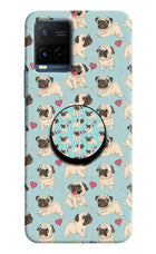 Pug Dog Vivo Y21/Y21s/Y33s Pop Case by Casekaro