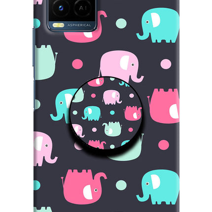 Baby Elephants Vivo Y21/Y21s/Y33s Pop Case by Casekaro