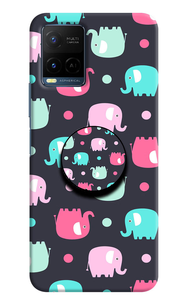 Baby Elephants Vivo Y21/Y21s/Y33s Pop Case by Casekaro