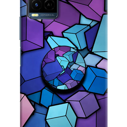 Cubic Abstract Vivo Y21/Y21s/Y33s Pop Case by Casekaro