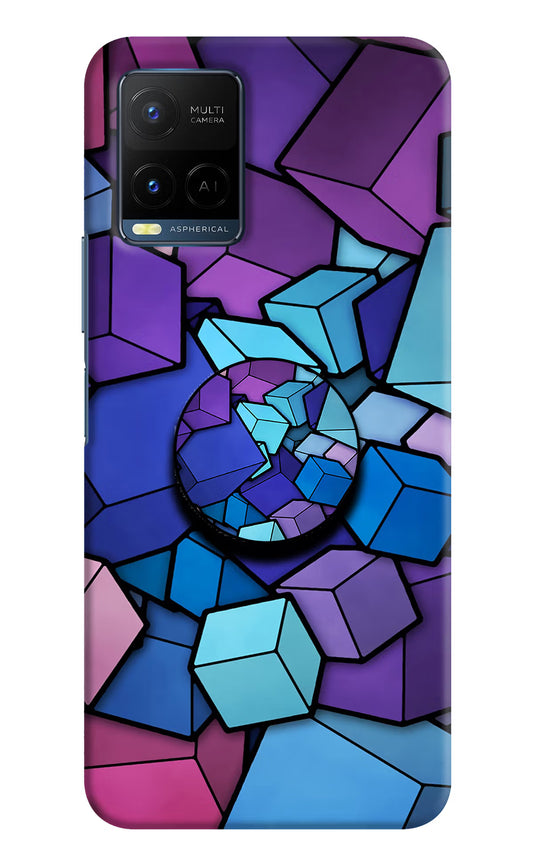 Cubic Abstract Vivo Y21/Y21s/Y33s Pop Case by Casekaro