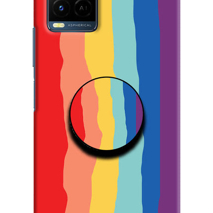 Rainbow Vivo Y21/Y21s/Y33s Pop Case by Casekaro