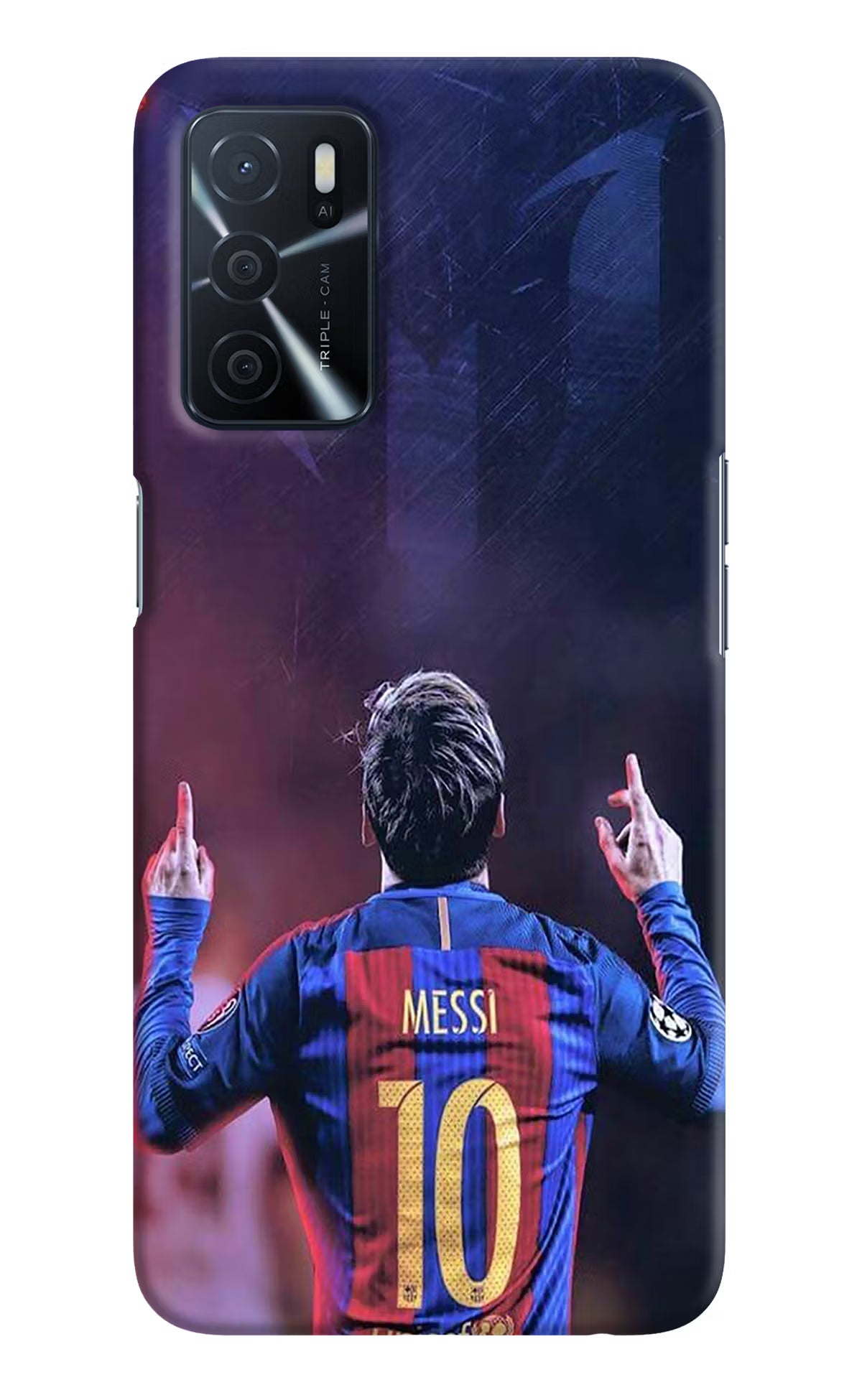Messi Oppo A16 Hard Case Back Cover by Casekaro
