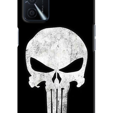 Punisher Skull Oppo A16 Hard Case Back Cover by Casekaro