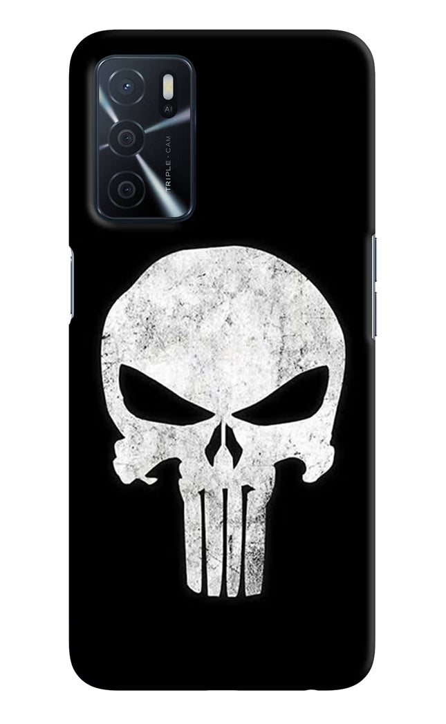 Punisher Skull Oppo A16 Hard Case Back Cover by Casekaro