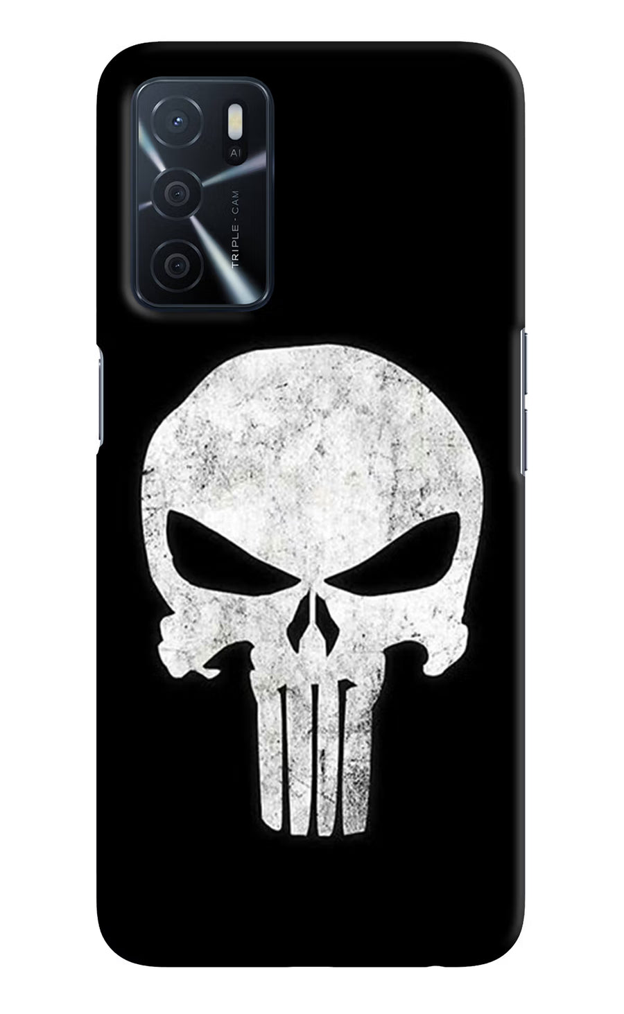 Punisher Skull Oppo A16 Back Cover, Hard case