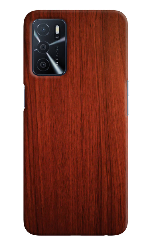 Wooden Plain Pattern Oppo A16 Hard Case Back Cover by Casekaro