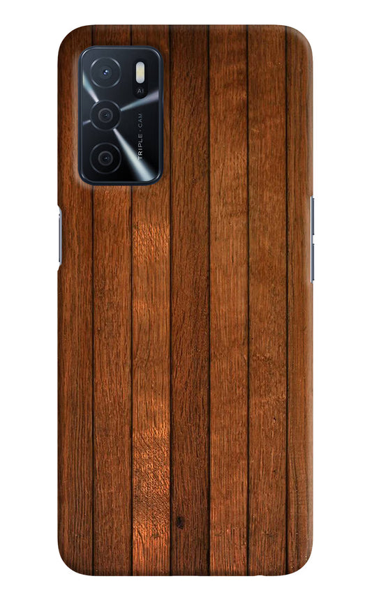 Wooden Artwork Bands Oppo A16 Hard Case Back Cover by Casekaro