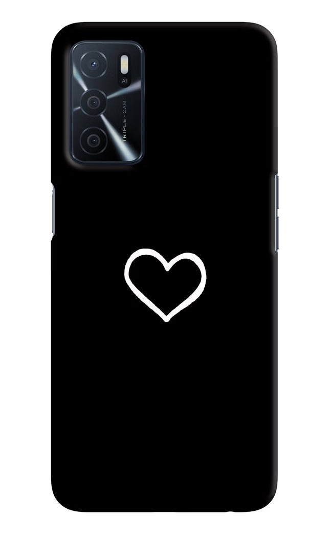 Heart Oppo A16 Hard Case Back Cover by Casekaro
