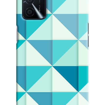 Abstract Oppo A16 Hard Case Back Cover by Casekaro