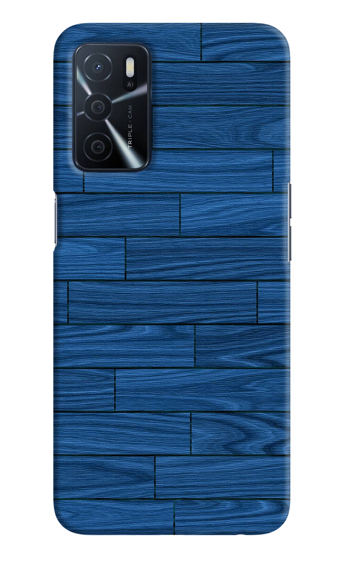 Wooden Texture Oppo A16 Hard Case Back Cover by Casekaro