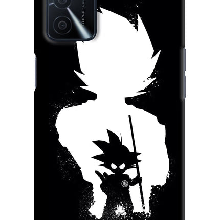 Goku Shadow Oppo A16 Hard Case Back Cover by Casekaro