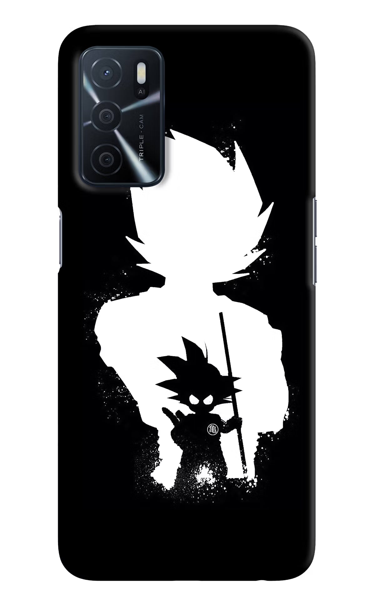 Goku Shadow Oppo A16 Hard Case Back Cover by Casekaro