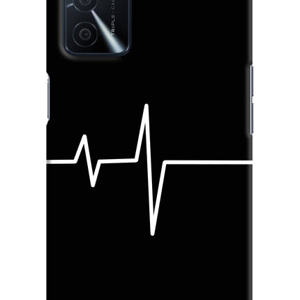 Heart Beats Oppo A16 Hard Case Back Cover by Casekaro