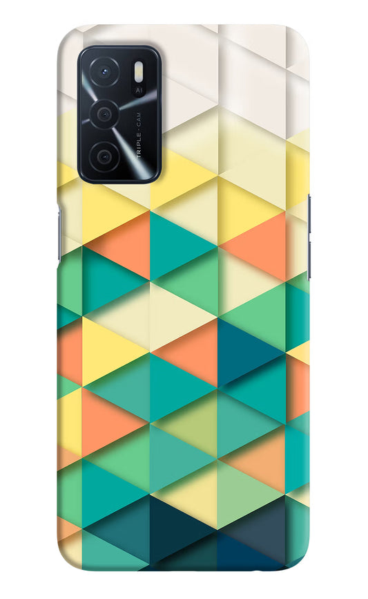 Abstract Oppo A16 Hard Case Back Cover by Casekaro