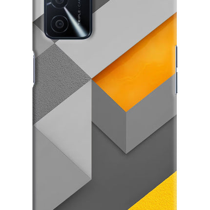 Abstract Oppo A16 Hard Case Back Cover by Casekaro