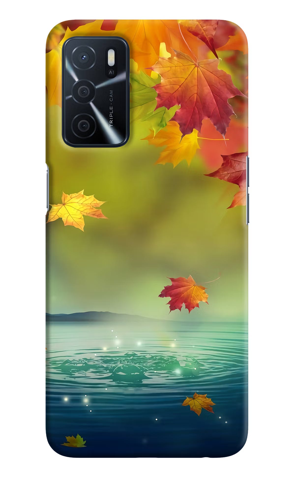 Flowers Oppo A16 Hard Case Back Cover by Casekaro