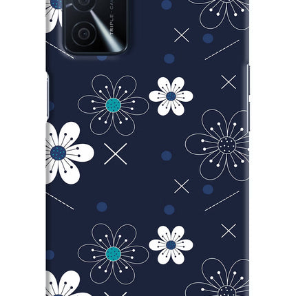 Flowers Oppo A16 Hard Case Back Cover by Casekaro