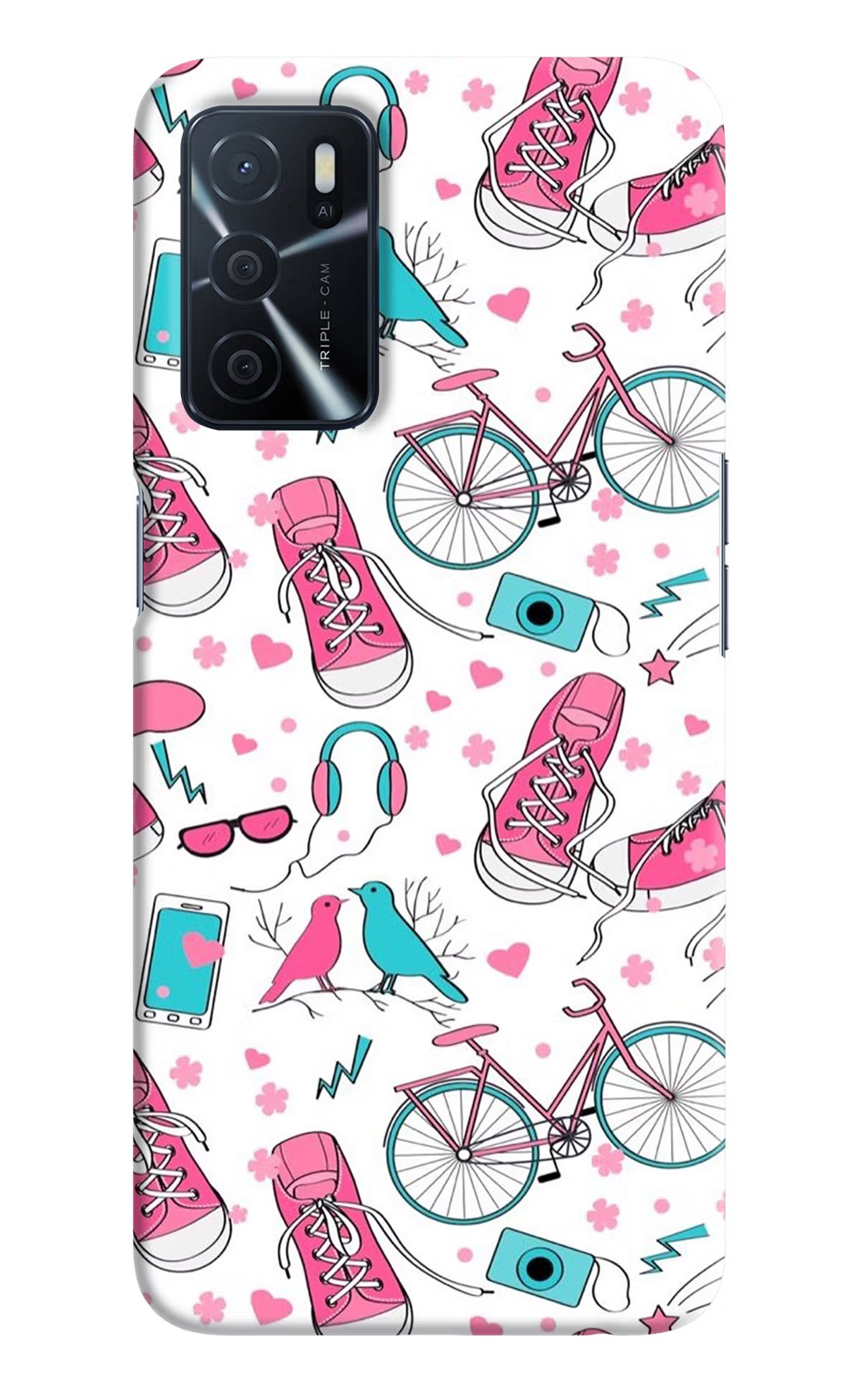Artwork Oppo A16 Hard Case Back Cover by Casekaro