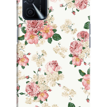Flowers Oppo A16 Hard Case Back Cover by Casekaro