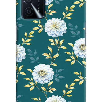 Flowers Oppo A16 Hard Case Back Cover by Casekaro