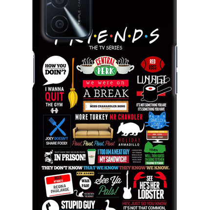 FRIENDS Oppo A16 Hard Case Back Cover by Casekaro