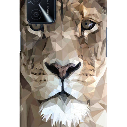 Lion Art Oppo A16 Hard Case Back Cover by Casekaro