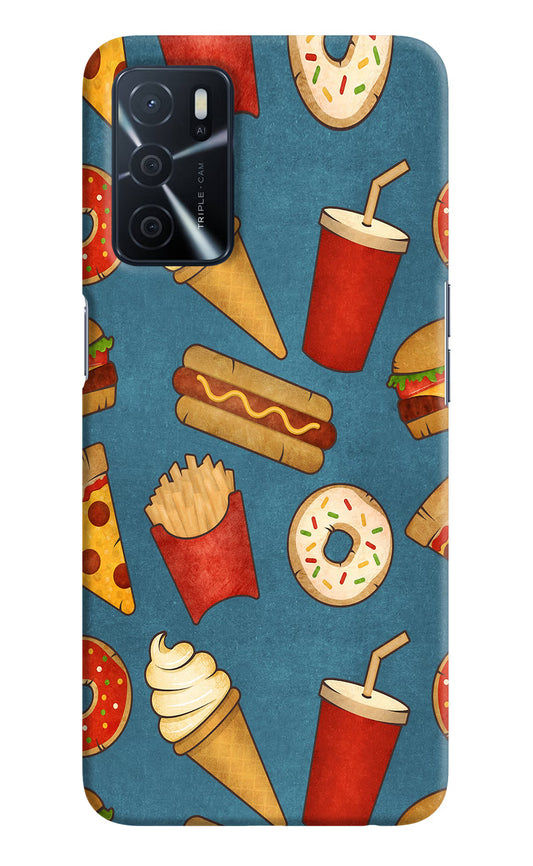 Foodie Oppo A16 Hard Case Back Cover by Casekaro