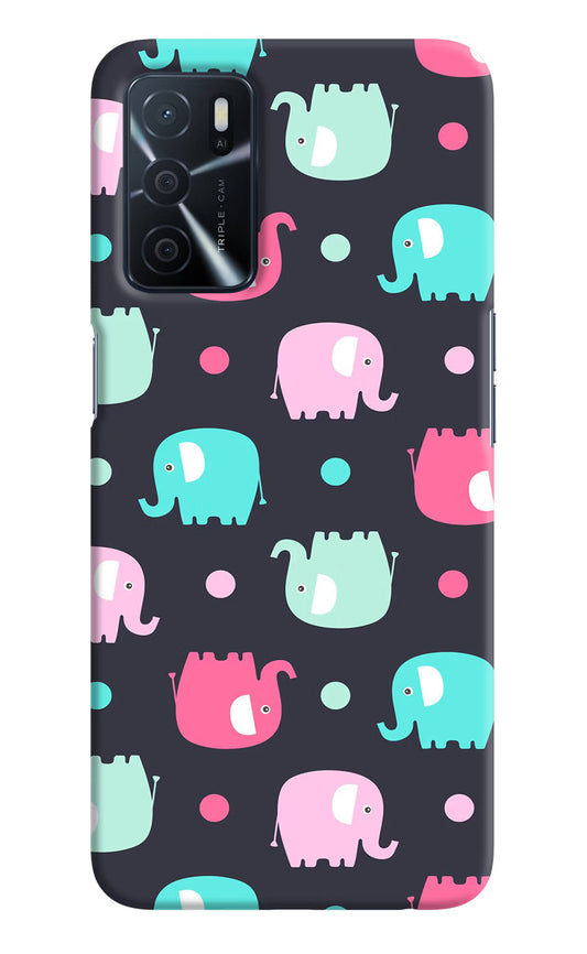Elephants Oppo A16 Hard Case Back Cover by Casekaro