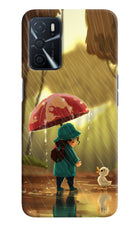 Rainy Day Oppo A16 Hard Case Back Cover by Casekaro