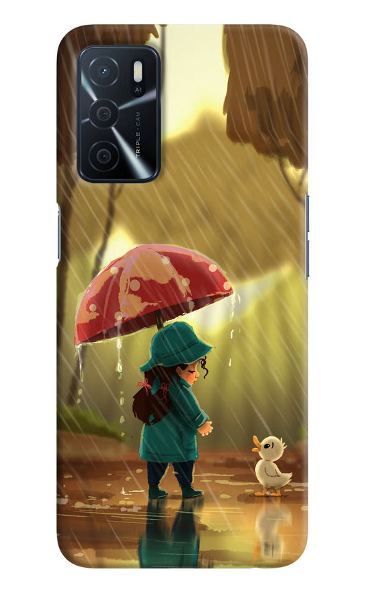 Rainy Day Oppo A16 Hard Case Back Cover by Casekaro