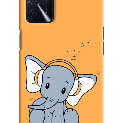 High On Music Oppo A16 Hard Case Back Cover by Casekaro