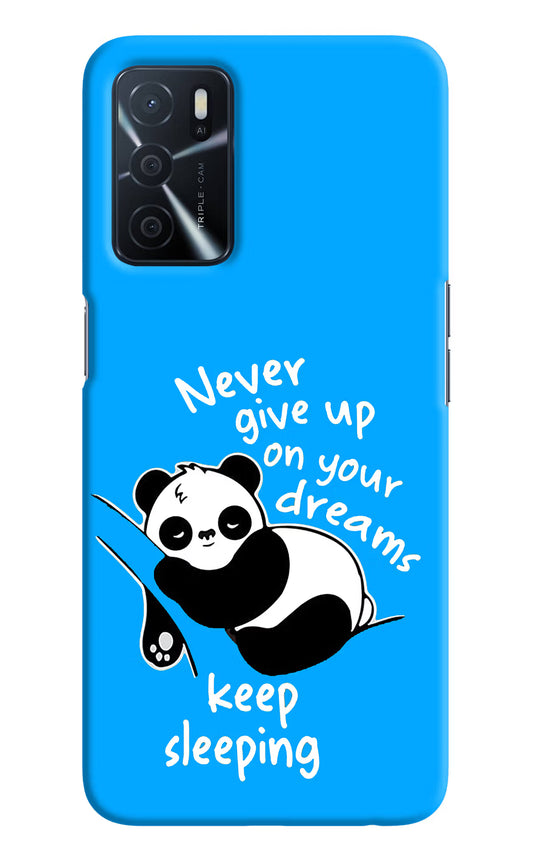 Keep Sleeping Oppo A16 Hard Case Back Cover by Casekaro