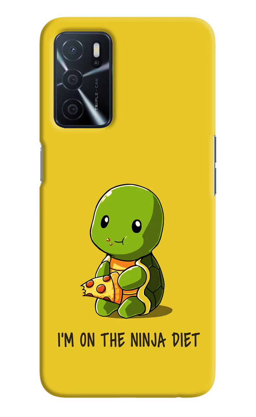 I'm on Ninja Diet Oppo A16 Back Cover, Hard case