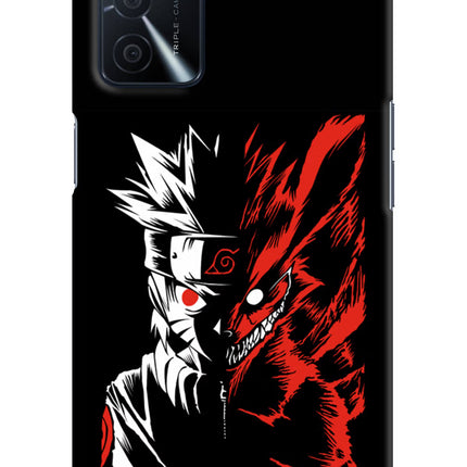 Naruto Two Face Oppo A16 Hard Case Back Cover by Casekaro
