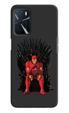 Ironman Throne Oppo A16 Hard Case Back Cover by Casekaro