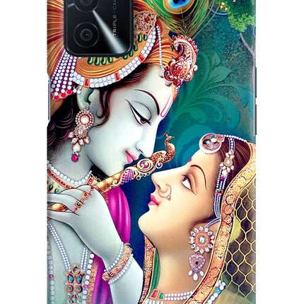 Lord Radha Krishna Oppo A16 Hard Case Back Cover by Casekaro