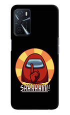 Among Us Shhh! Oppo A16 Hard Case Back Cover by Casekaro