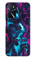 Abstract Oppo A16 Hard Case Back Cover by Casekaro