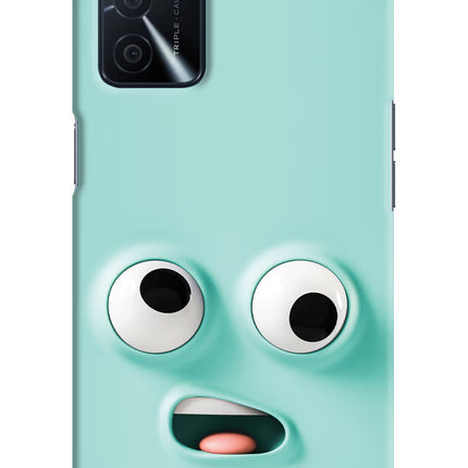 Funny Cartoon Oppo A16 Hard Case Back Cover by Casekaro