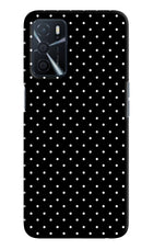 White Dots Oppo A16 Hard Case Back Cover by Casekaro