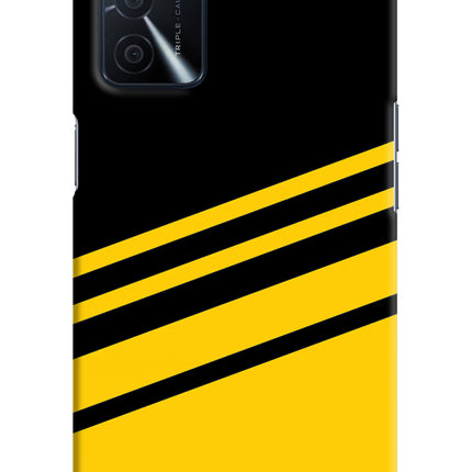 Yellow Shades Oppo A16 Hard Case Back Cover by Casekaro