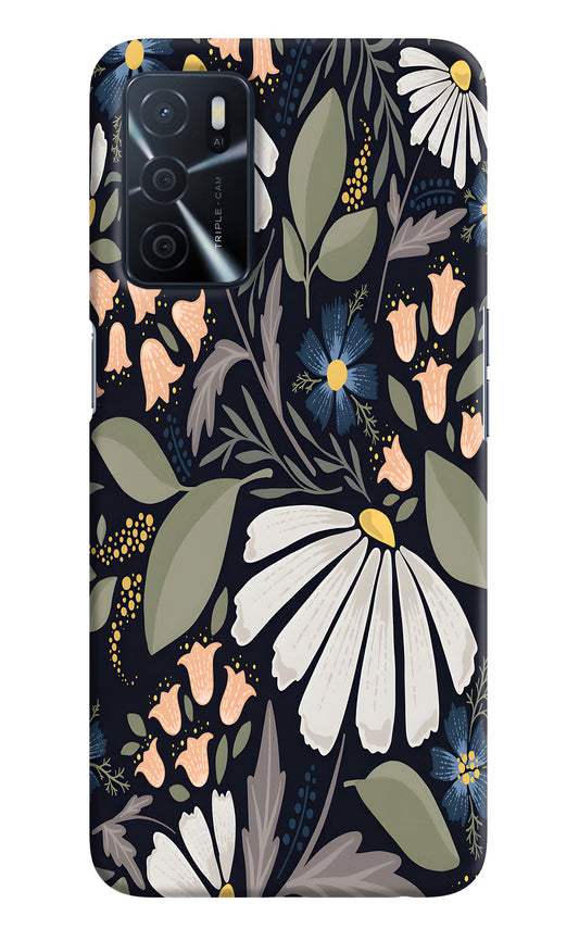 Flowers Art Oppo A16 Hard Case Back Cover by Casekaro