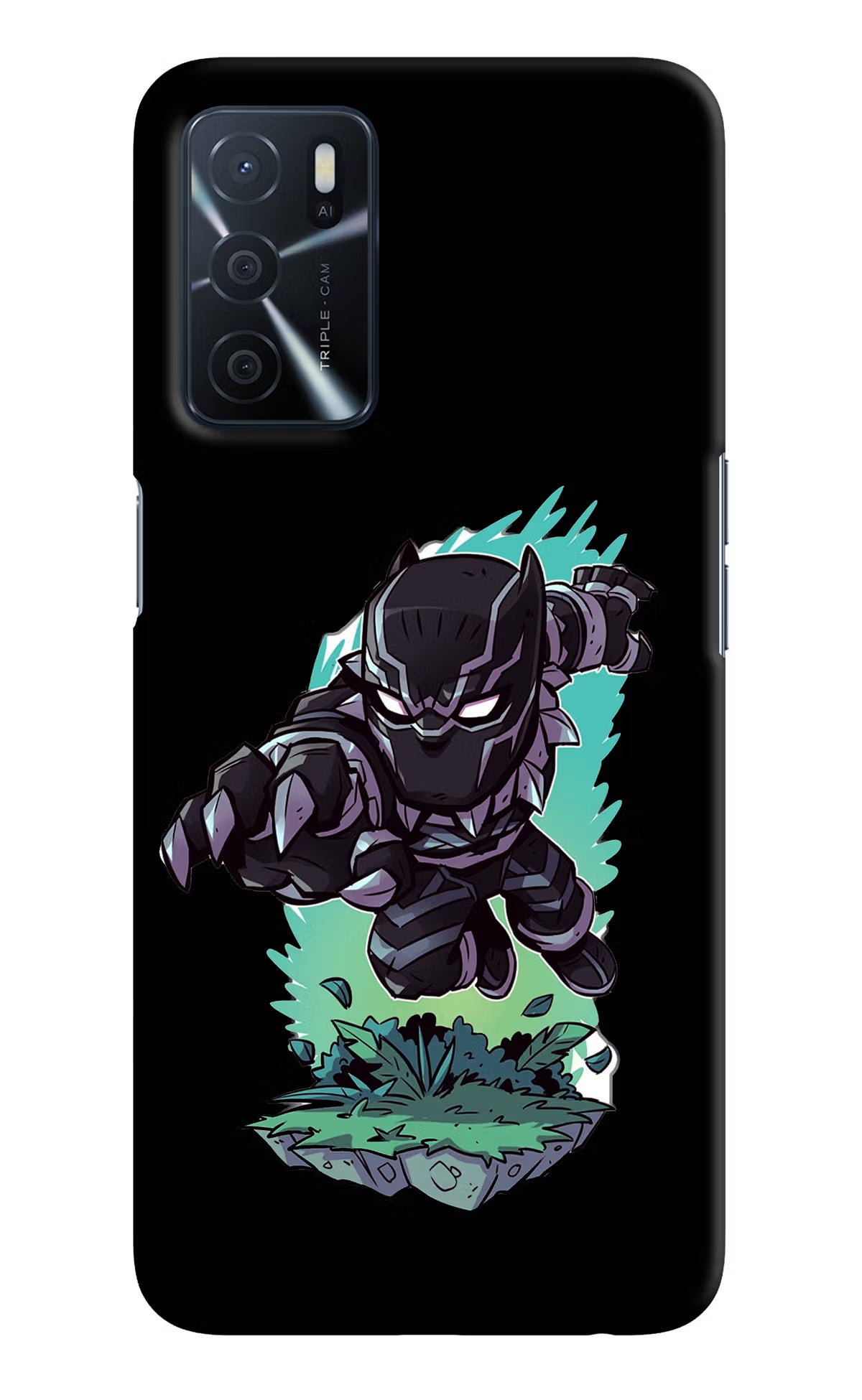 Black Panther Oppo A16 Hard Case Back Cover by Casekaro