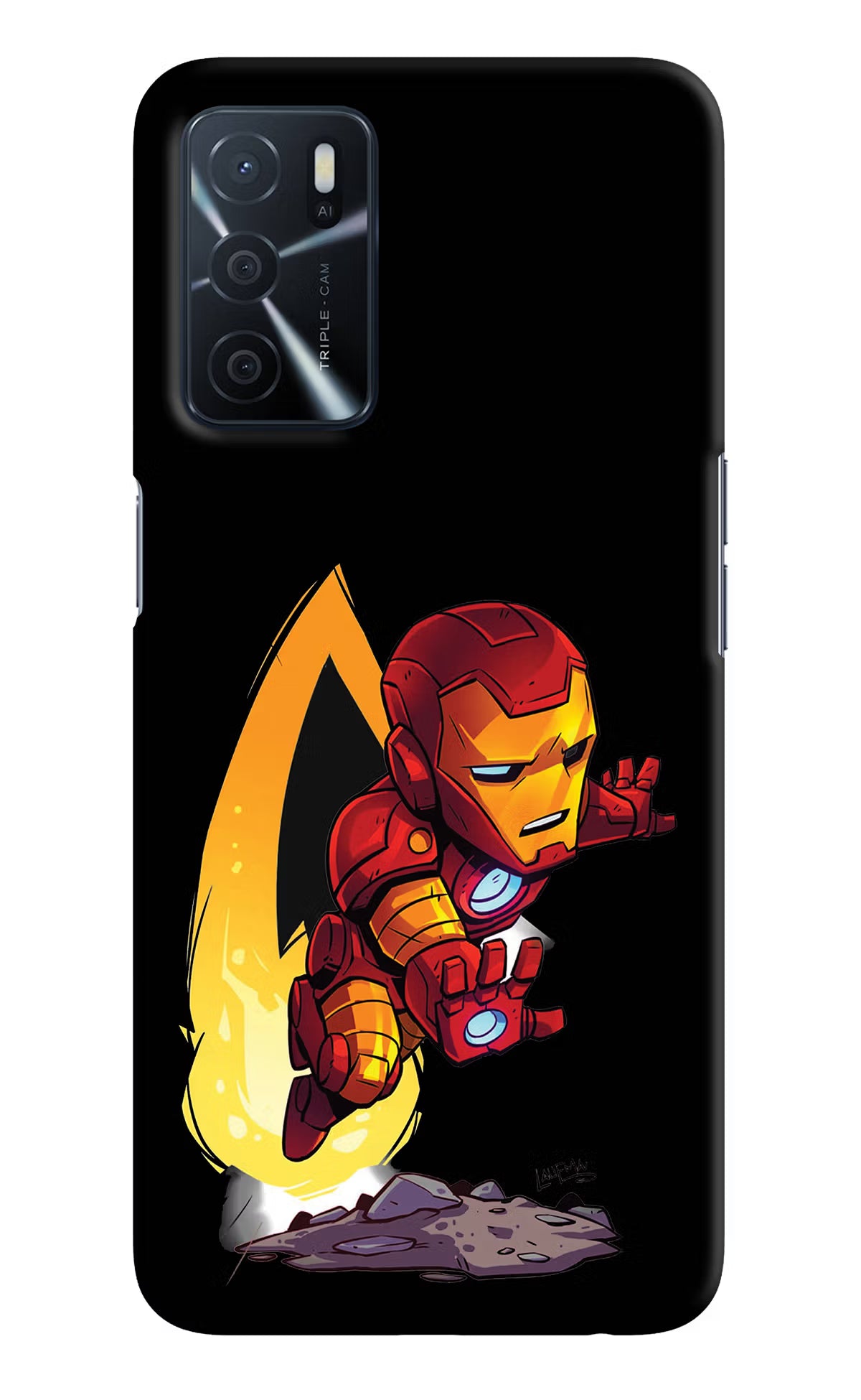 IronMan Oppo A16 Hard Case Back Cover by Casekaro