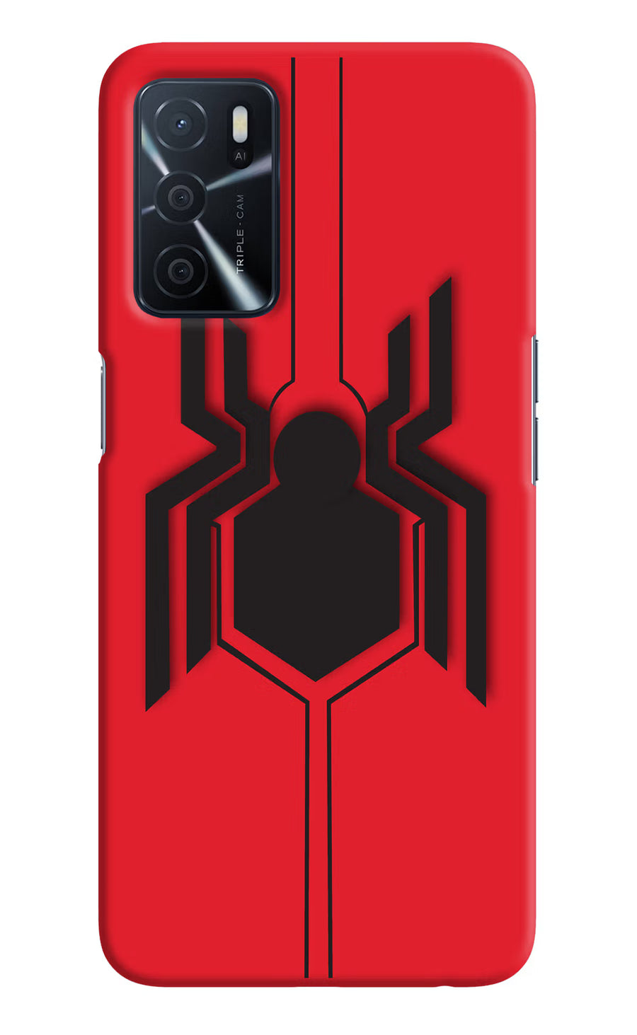 Spider Oppo A16 Back Cover, Hard case